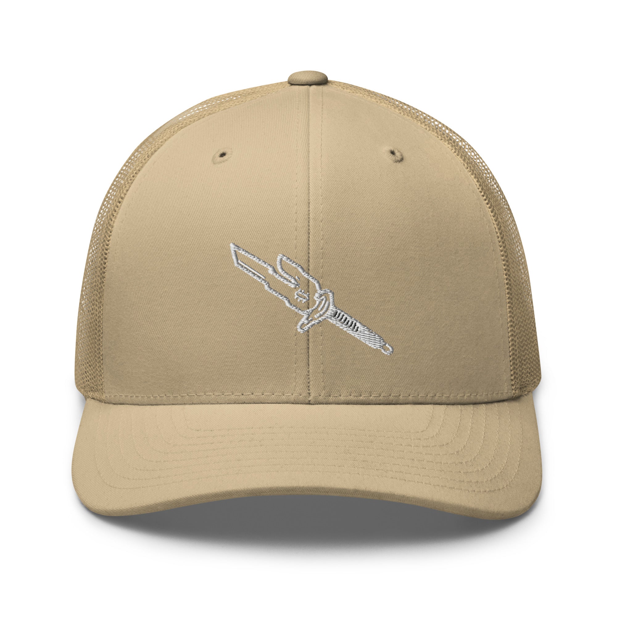 Spear Of Heaven Cursed Tool Embroidered Anime Trucker Hat