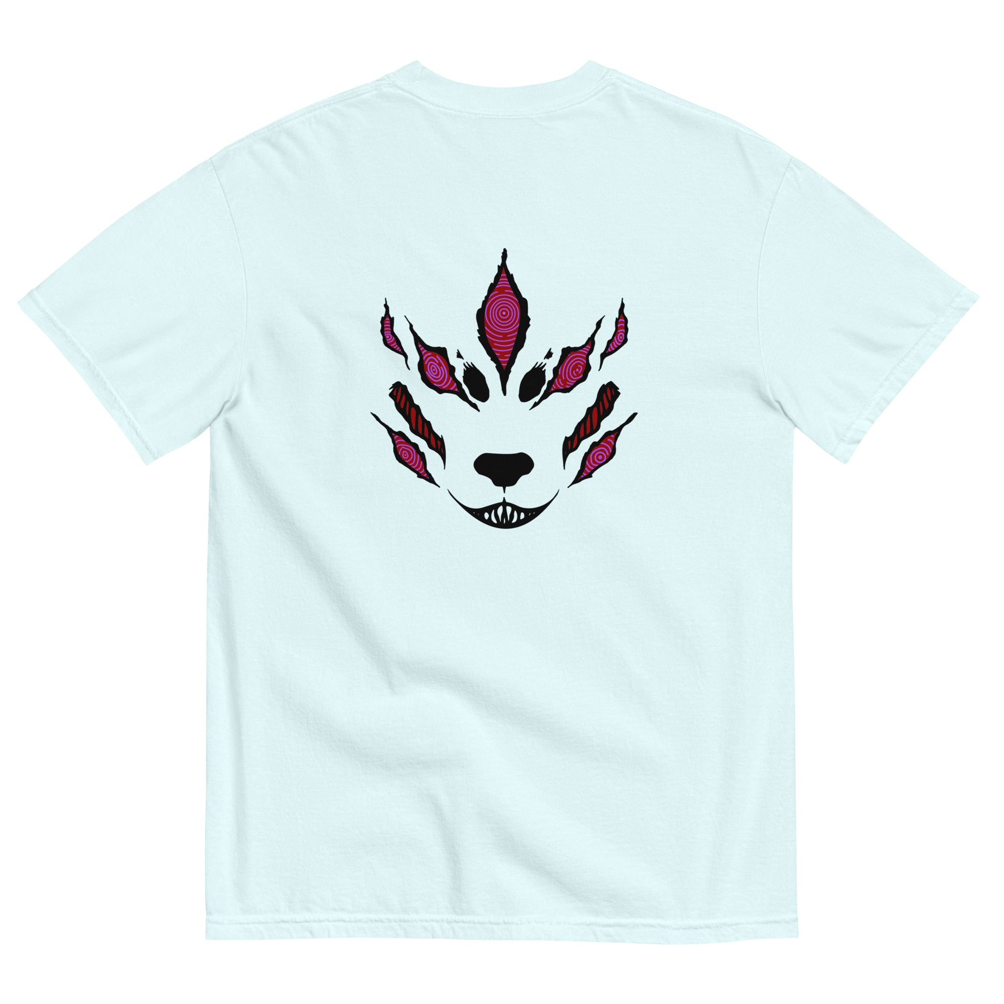 Fox Devil Aki Embroidered Comfort Colors® Chainsaw Anime Shirt