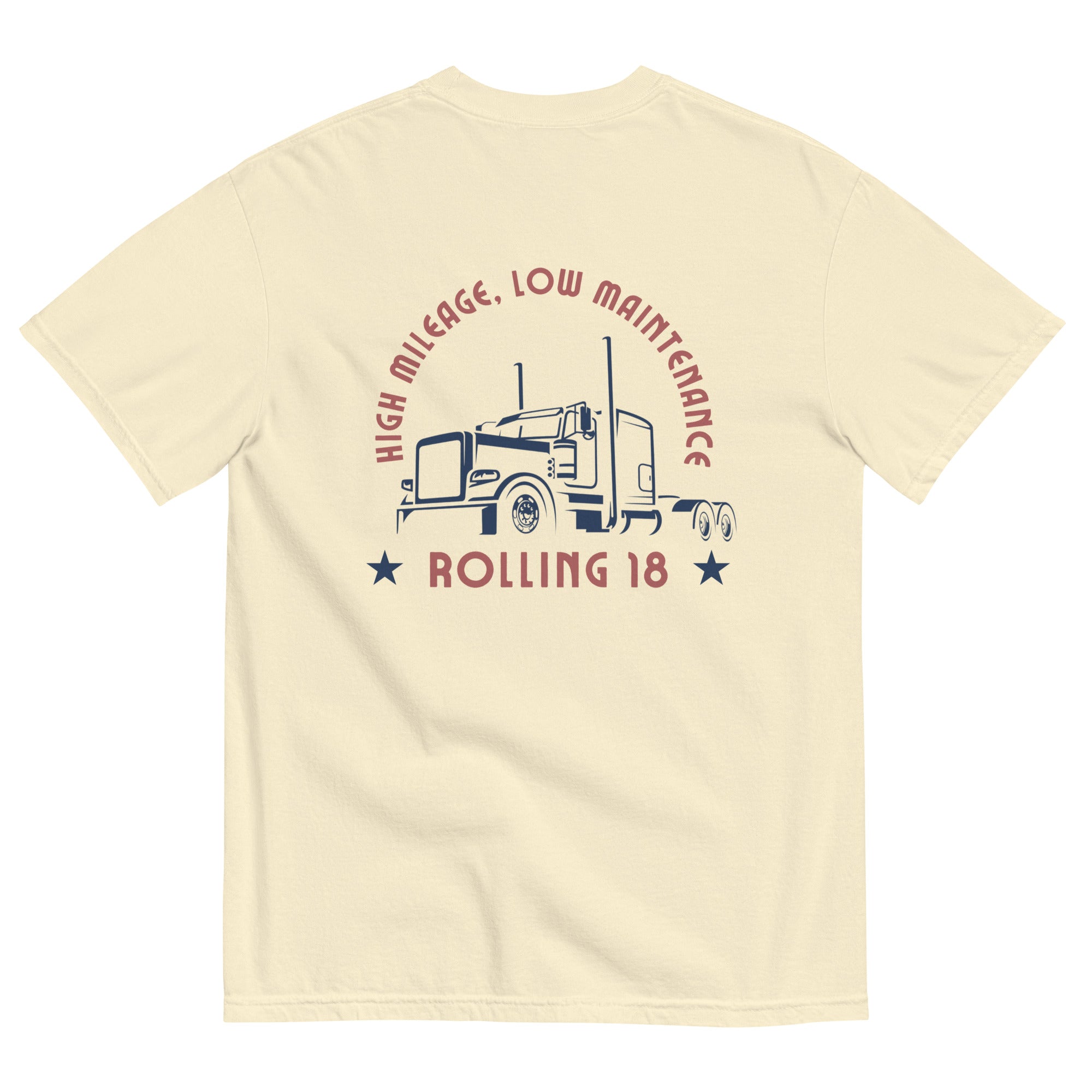 ROLLING18 High Mileage, Low Maintenance Retro Comfort Colors® Tee