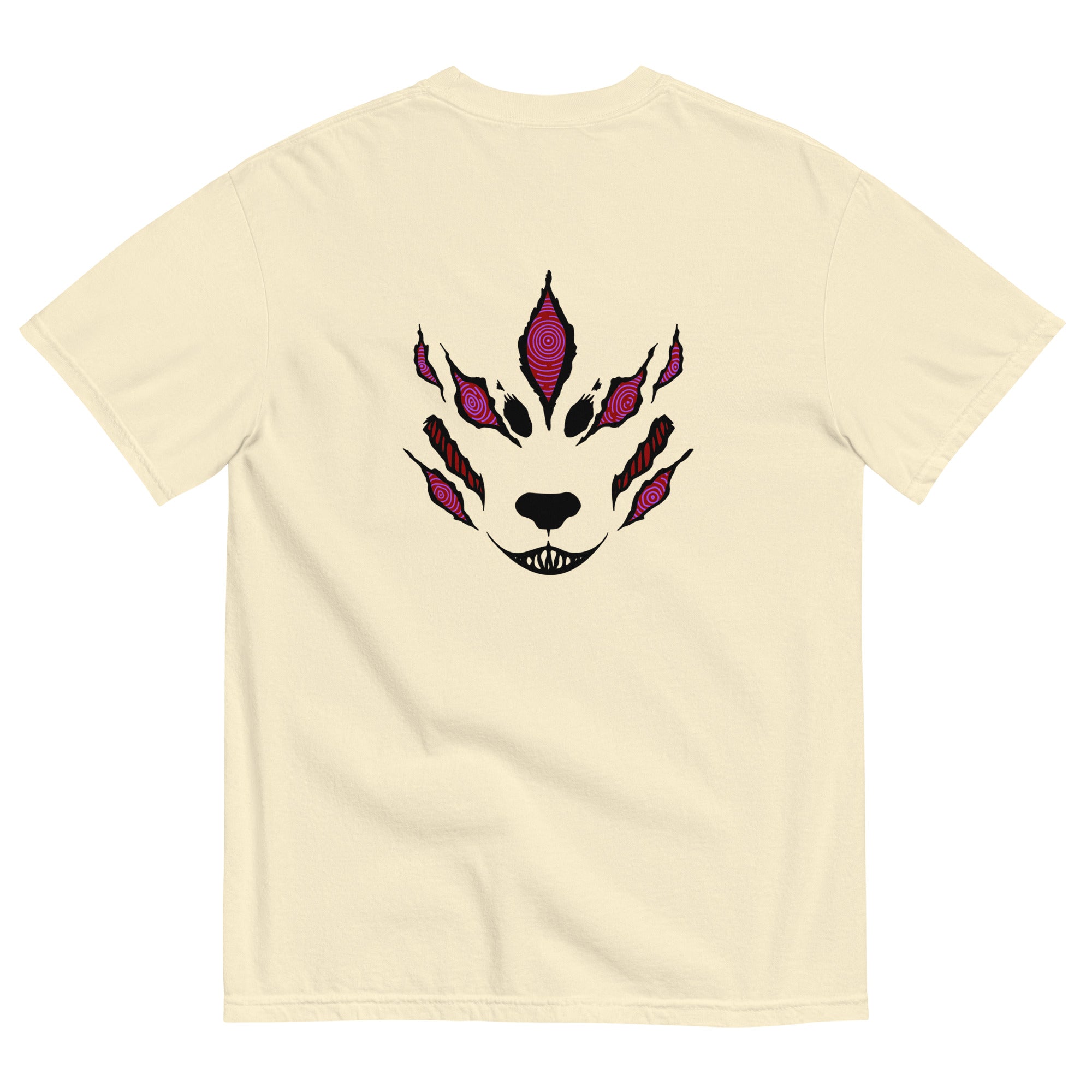 Fox Devil Aki Embroidered Comfort Colors® Chainsaw Anime Shirt