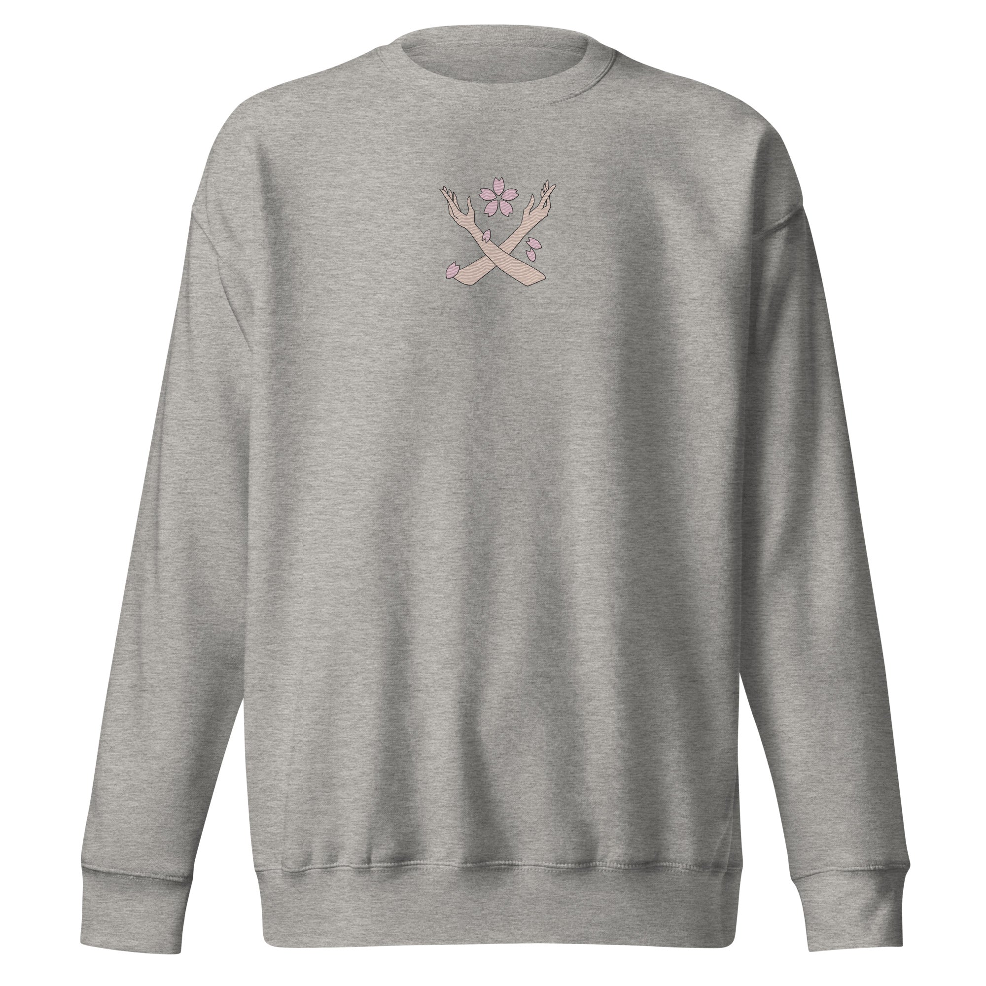 Robin Fleur Embroidered Premium Unisex Anime Crewneck Sweatshirt