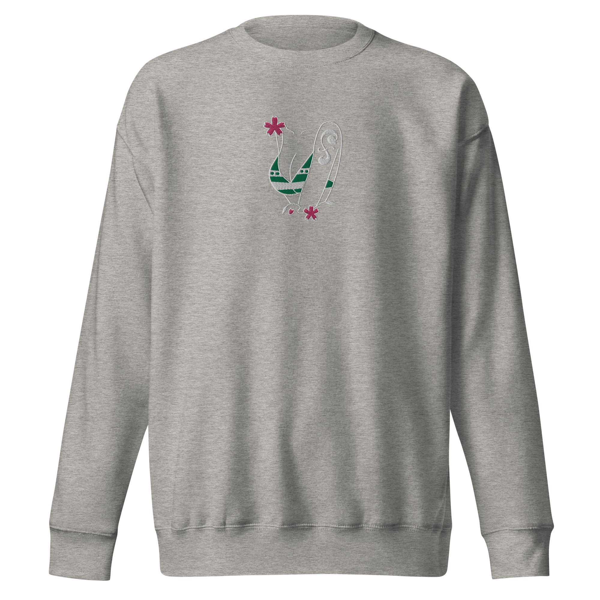 Nami Swan Embroidered Unisex Premium Crewneck Sweatshirt