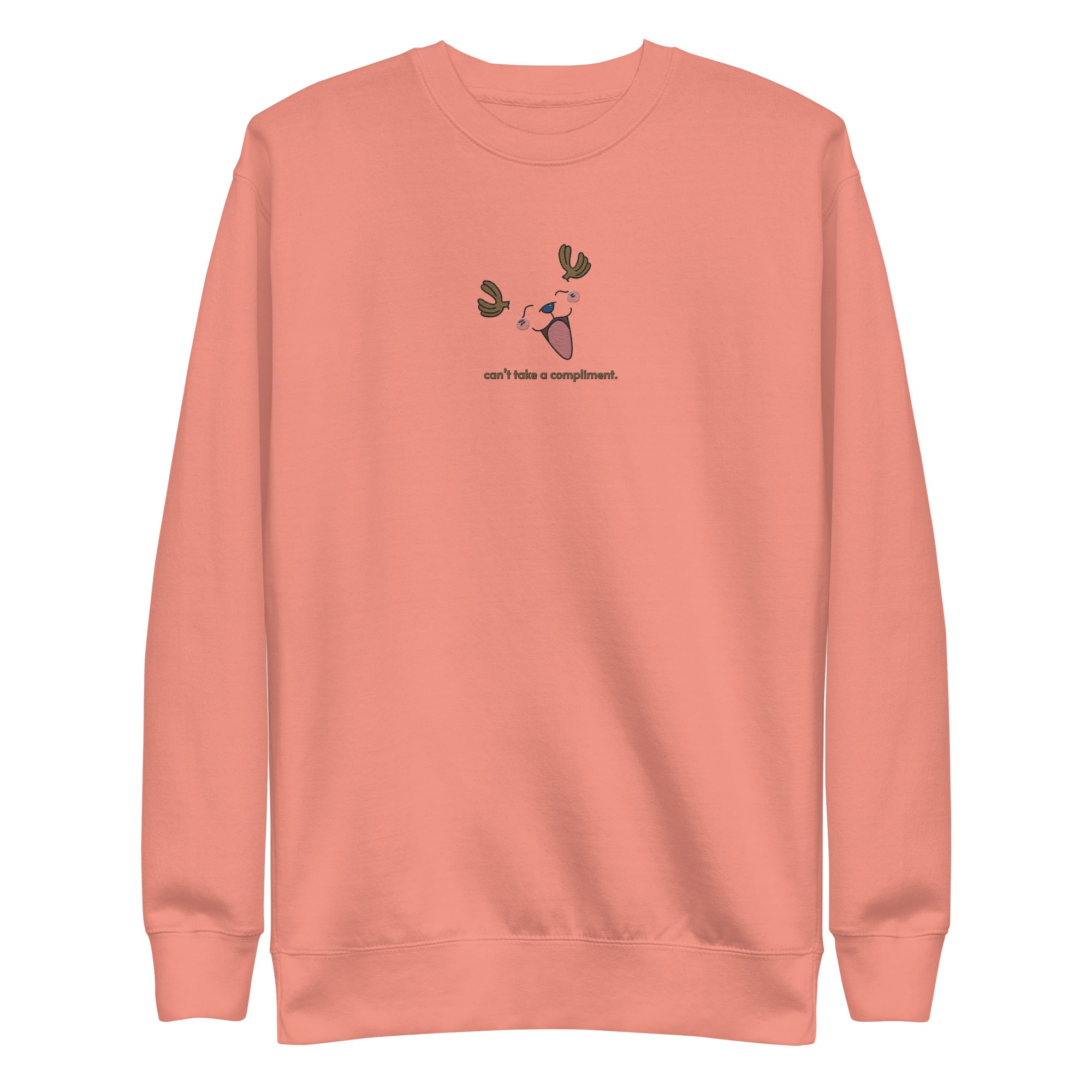 Chopper 'Can't Take a Compliment' Embroidered Premium Unisex Crewneck Anime Sweatshirt