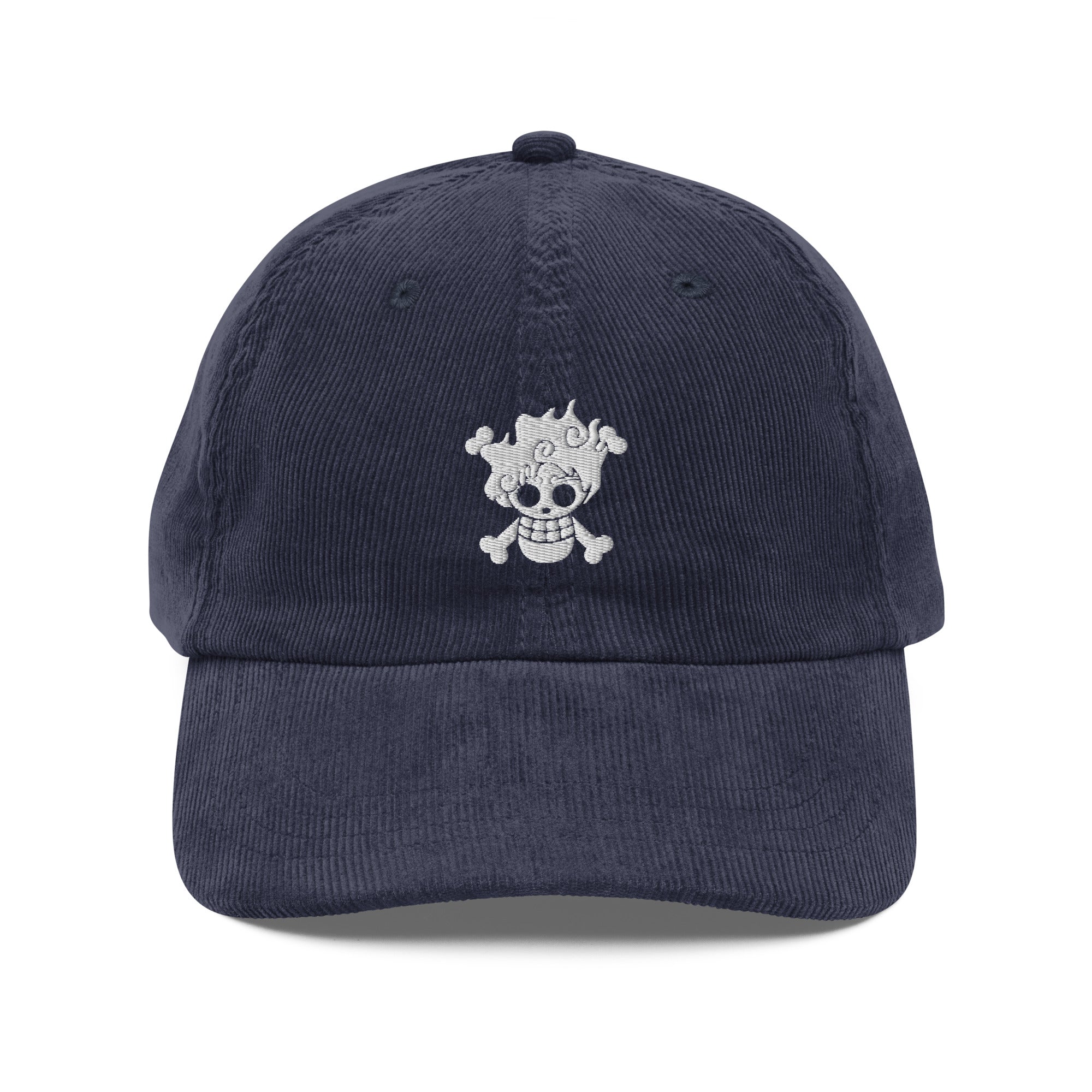 Luffy 5th Gear Embroidered Vintage Corduroy Anime Hat